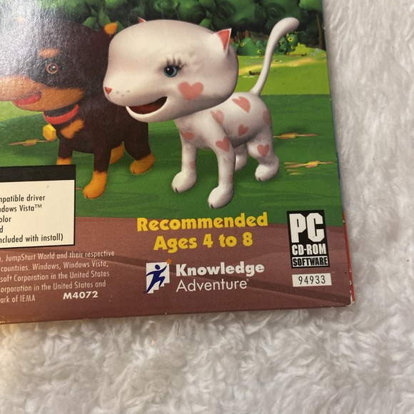 Pet‎ Playground Virtual Pets Cats Dogs PC Bonus Disc Sealed Jump Start World - Picture 6 of 7